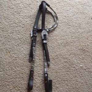 Sterling silver show bridle